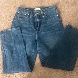 Madewell perfect vintage straight jeans
